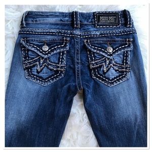 Miss Me Denim Blue Jeans Irene Boot Cut 26